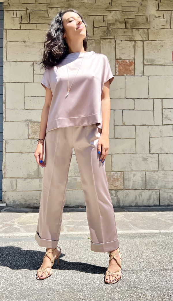 Blusa Fleur - RASO DI VISCOSA - immagine 4