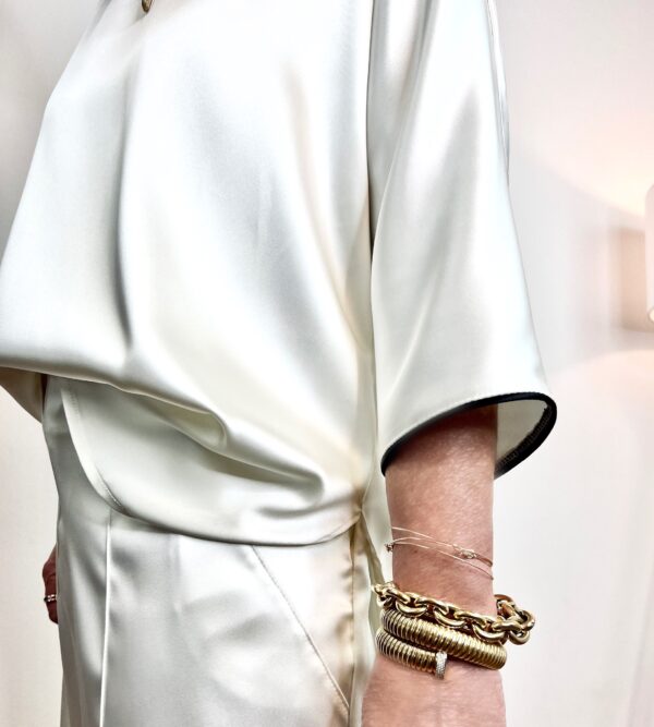 Blusa Roma - RASO DI VISCOSA - immagine 3