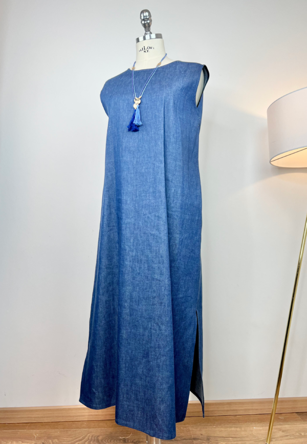 Abito Roma smanicato - DENIM