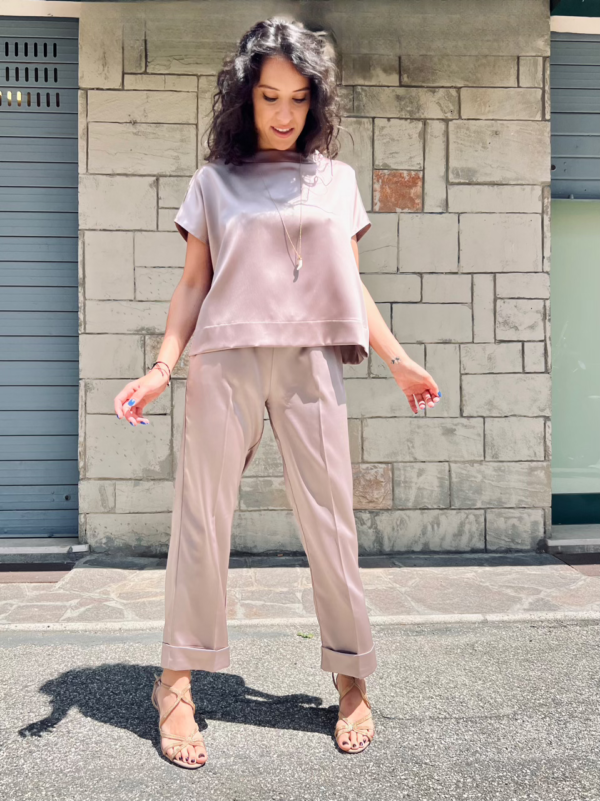 Blusa Fleur - RASO DI VISCOSA - immagine 2