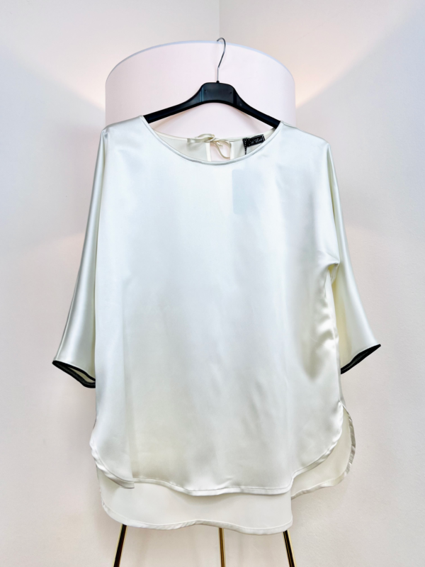 Blusa Roma - RASO DI VISCOSA - immagine 4