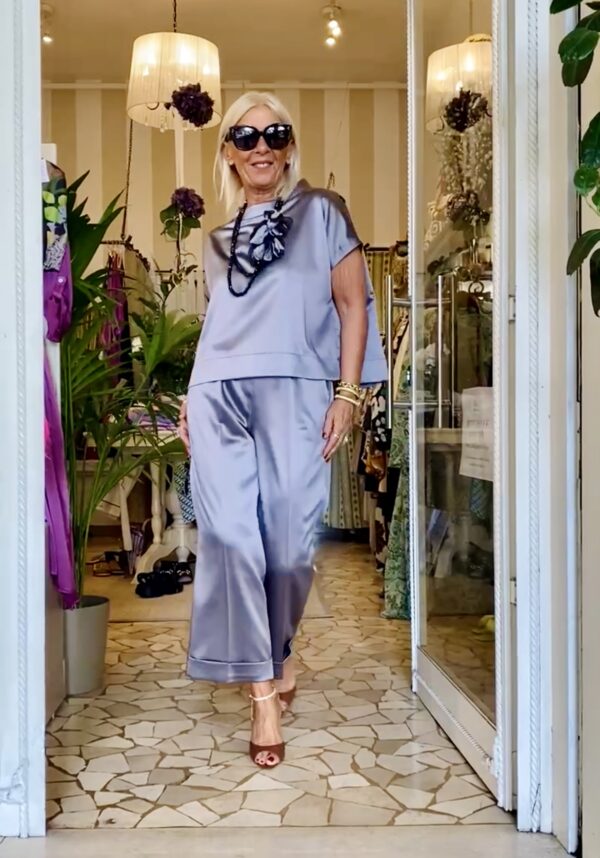 Blusa Fleur - RASO DI VISCOSA - immagine 8