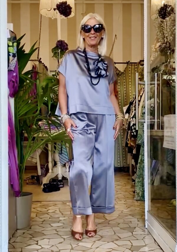 Blusa Fleur - RASO DI VISCOSA - immagine 9