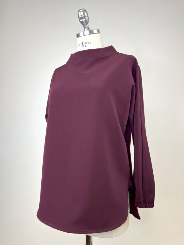 Blusa Roma - Cady collo a bicchiere