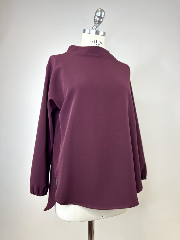 Blusa Roma - Cady collo a bicchiere - immagine 2