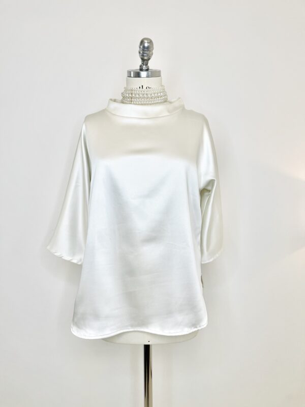 Blusa Roma - Raso collo a bicchiere - immagine 6