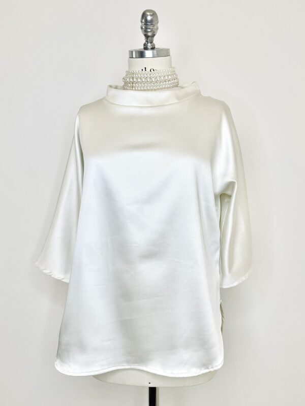 Blusa Roma - Raso collo a bicchiere - immagine 8