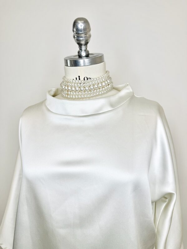 Blusa Roma - Raso collo a bicchiere - immagine 9