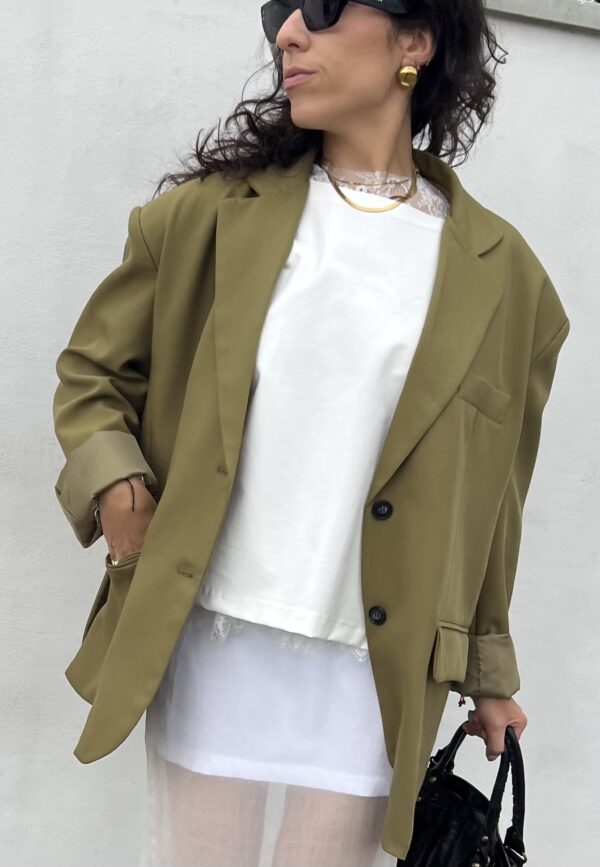 Giacca Over - Verde oliva