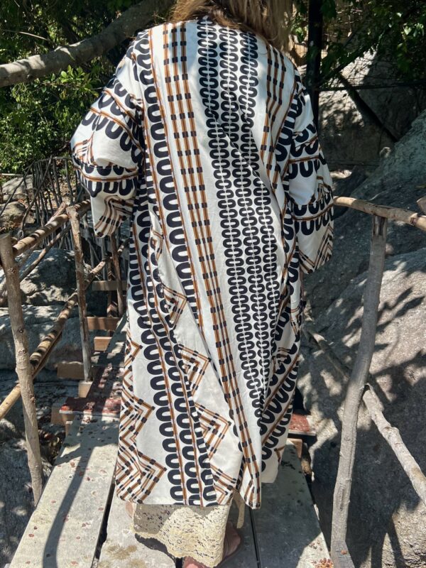 Kimono Venezia - cotone stampato - immagine 6
