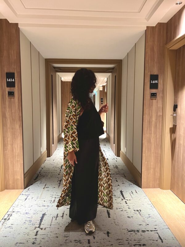 Kimono Venezia - raso a fantasia - immagine 3