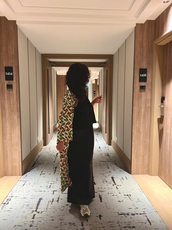 Kimono Venezia - raso a fantasia - immagine 4