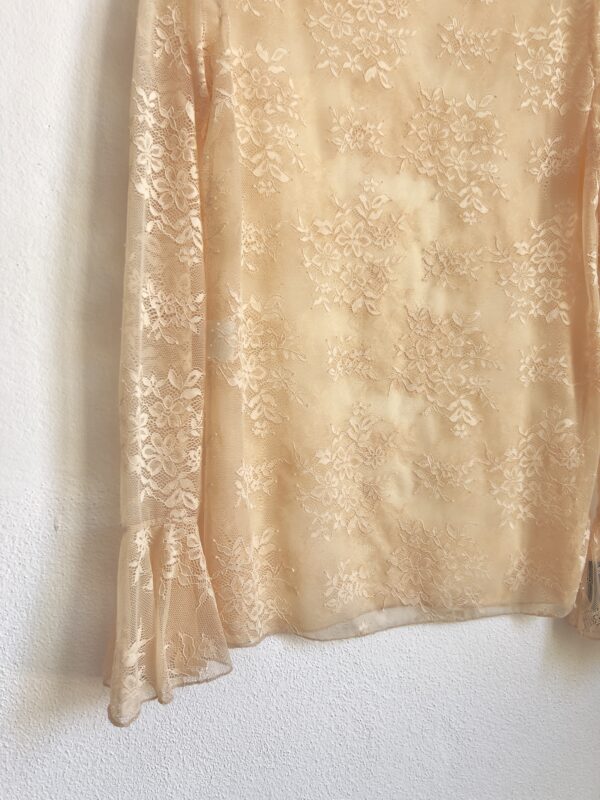 Blusa Pizzo - collo a bicchiere - immagine 4
