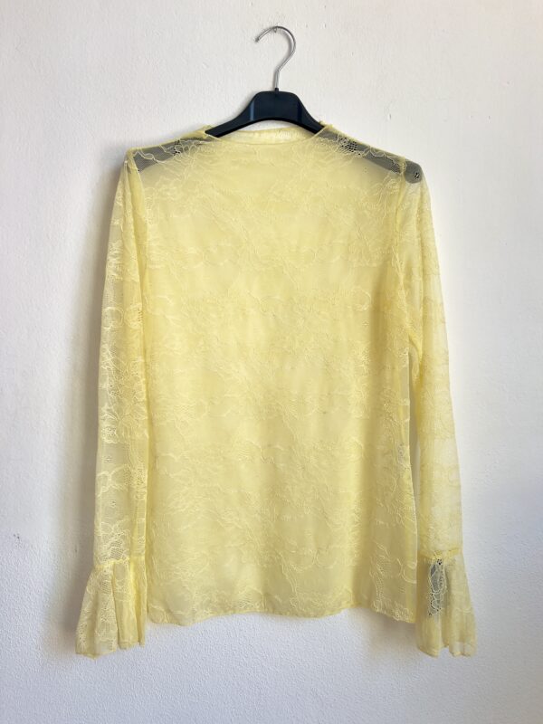 Blusa Pizzo - collo a bicchiere