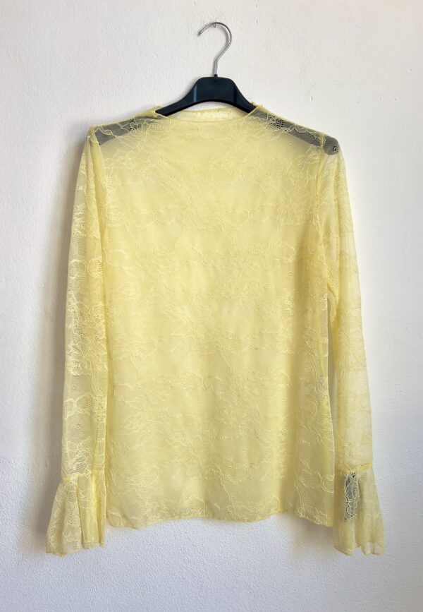 Blusa Pizzo - collo a bicchiere