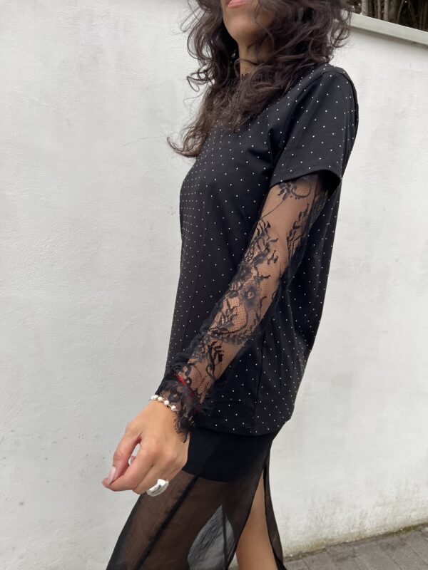 T-shirt strass - immagine 10