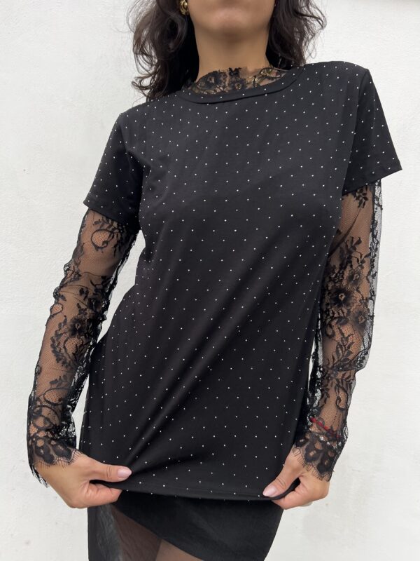 T-shirt strass - immagine 13