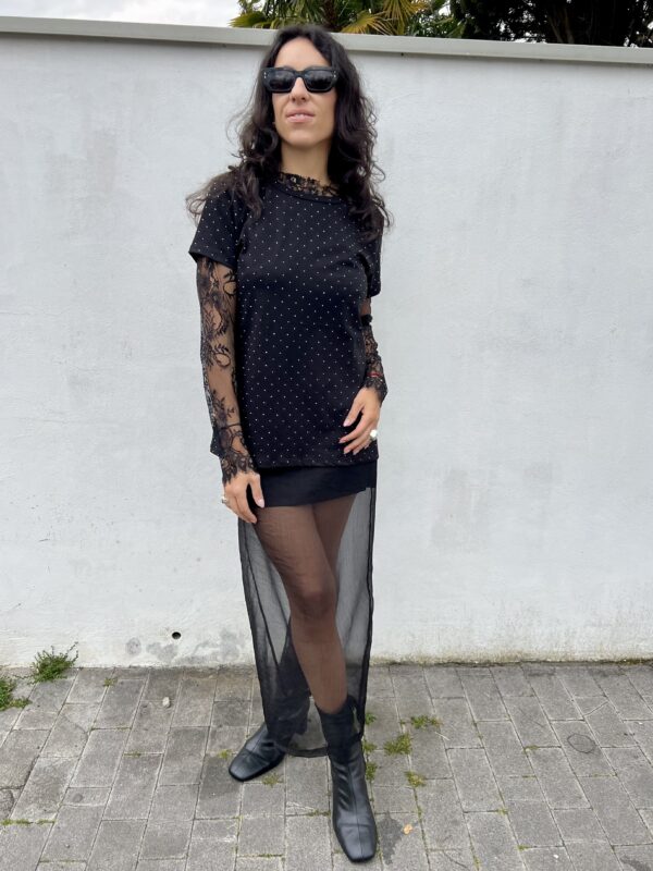 T-shirt strass - immagine 15
