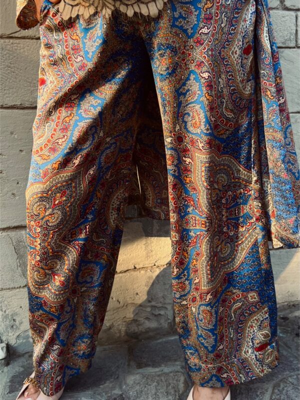 Pantalone Palazzo -Raso Tahiti - immagine 7