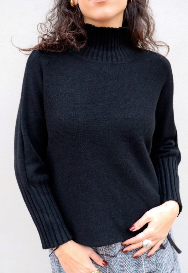 Maglione Lupetto - Nero