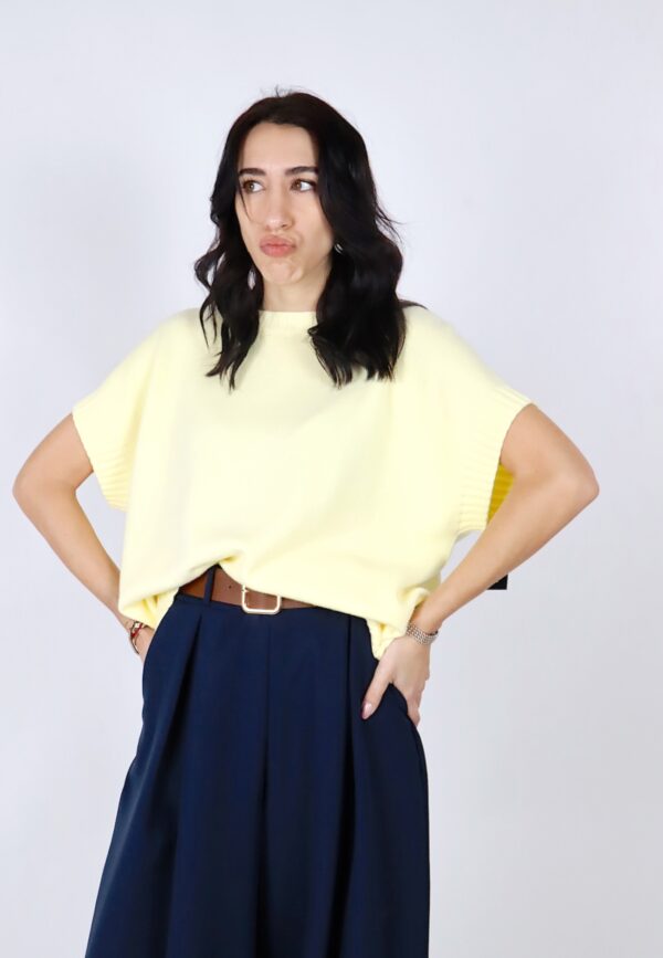 Maglia Clarini - lunga - Giallo