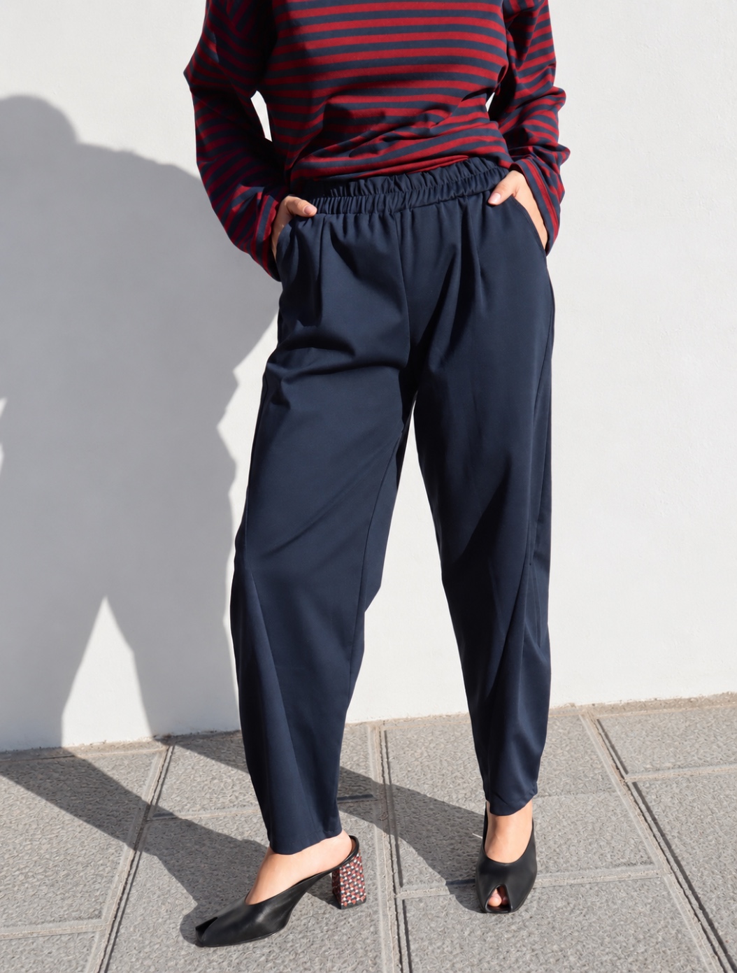 Pantalone Baloon - punto milano - immagine 3