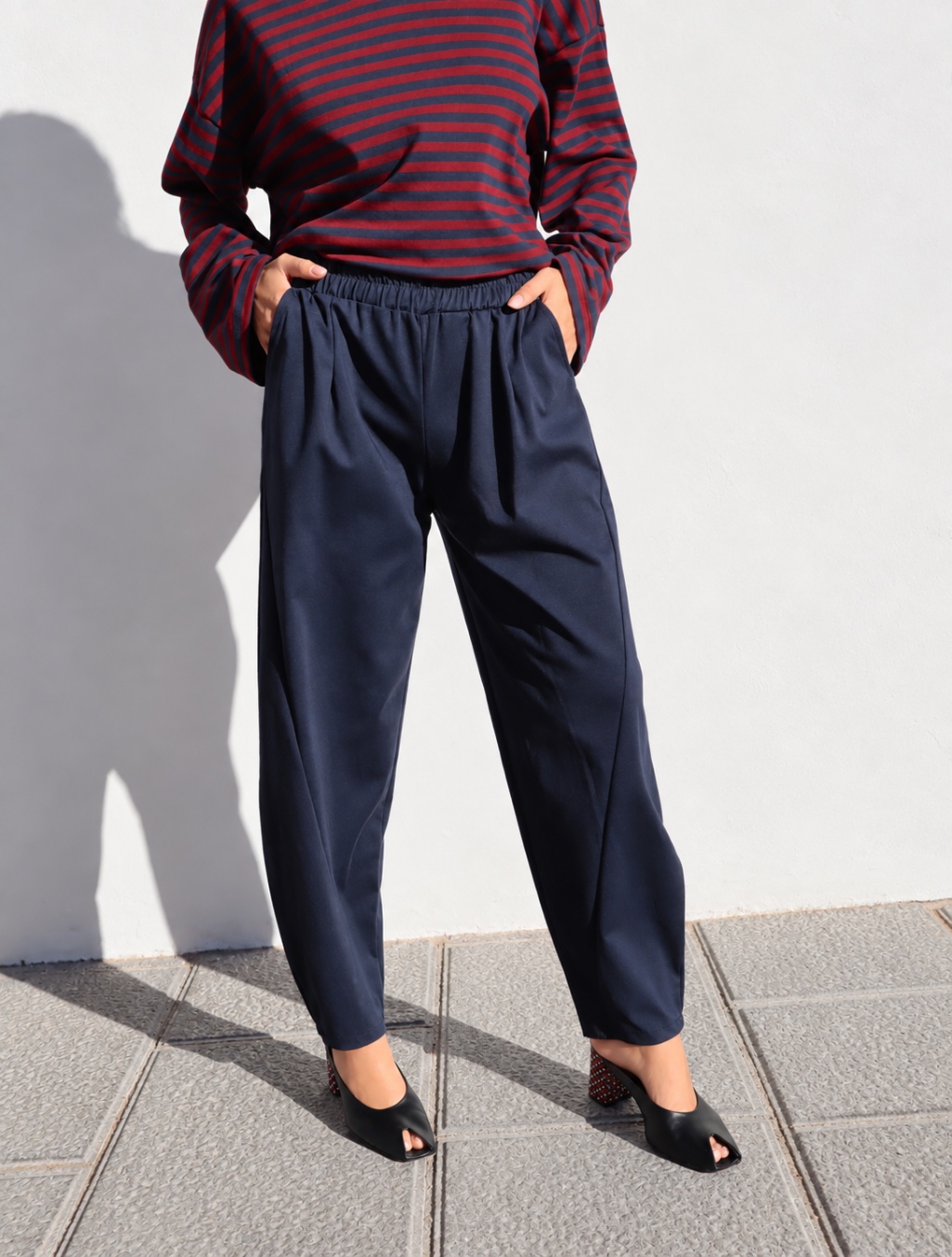 Pantalone Baloon - punto milano - immagine 4