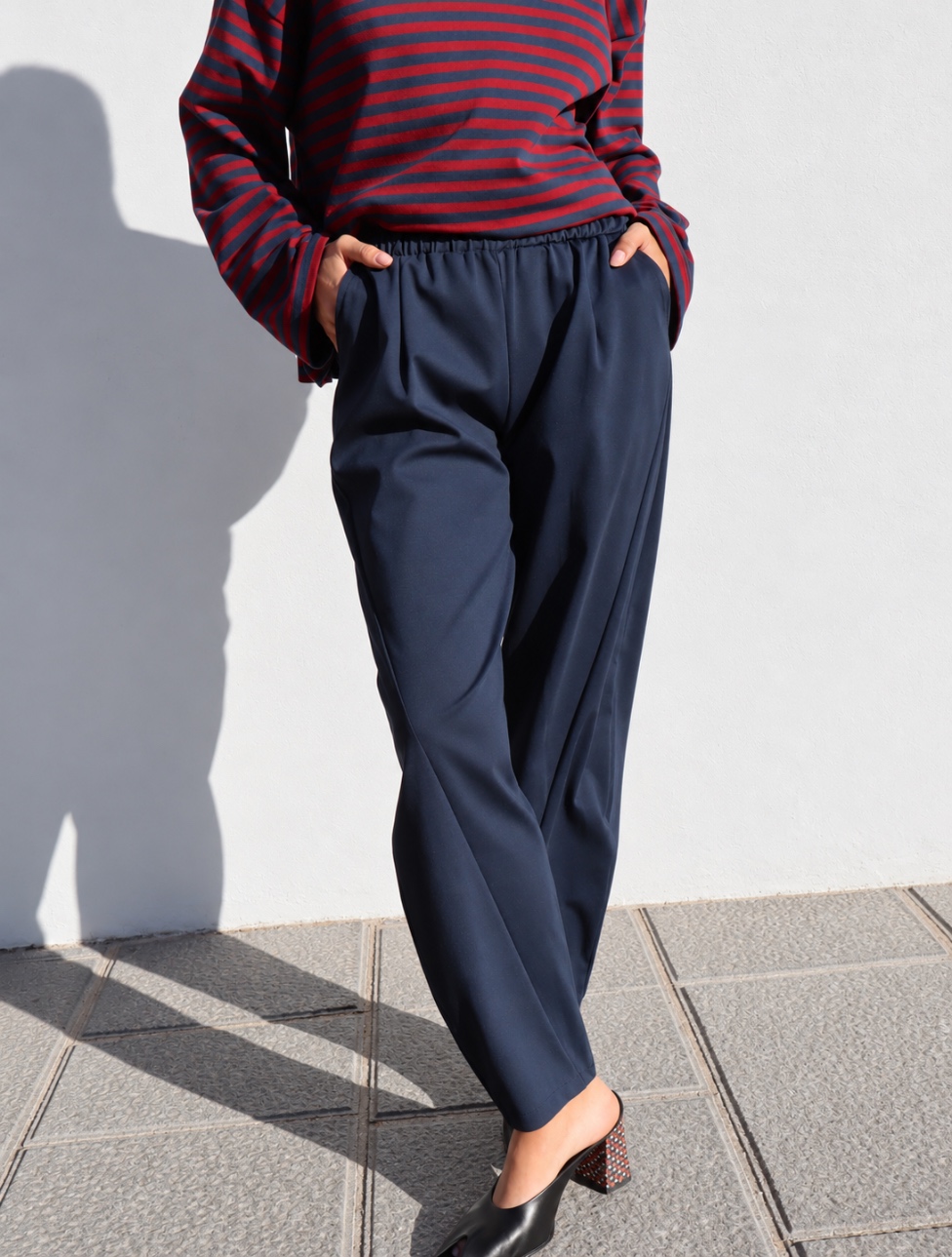 Pantalone Baloon - punto milano - immagine 2