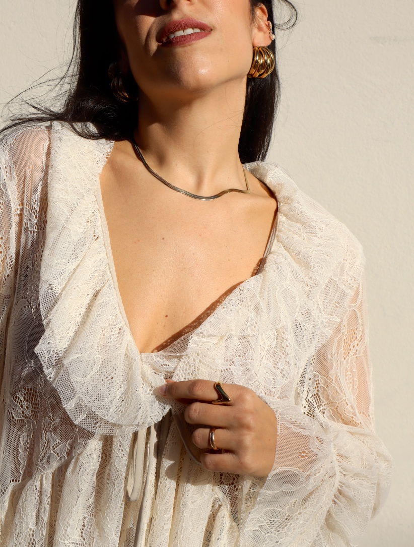 Bolero Pizzo - sfoderato - immagine 3